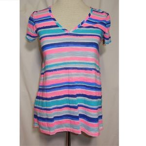 NEW Lilly Pulitzer Etta Top Size XXS Multi Sandy S